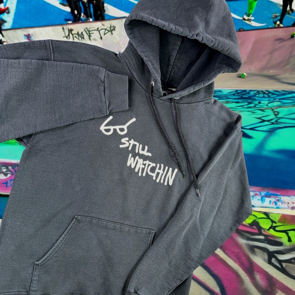 Thrasher Hoodie Men‎ S Jake Phelps RIP Pullover Skate Still Watchin Graphic Blk